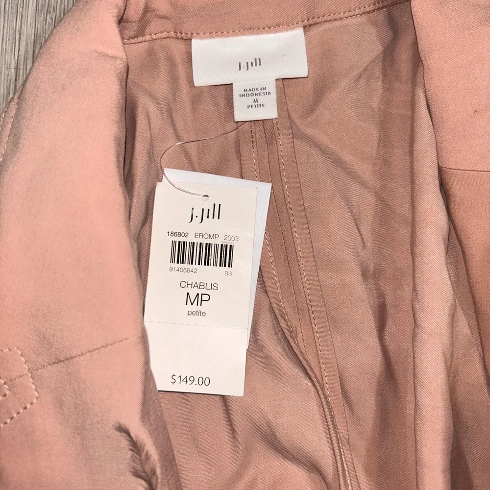 J. Jill Chablis Open Front Trench Coat M/P
